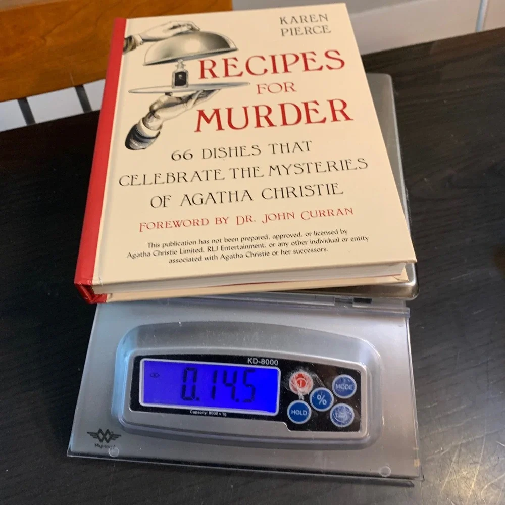 Recipes for Murder Agatha Christie Cookbook Karen Pierce Hardcover‎ 2023